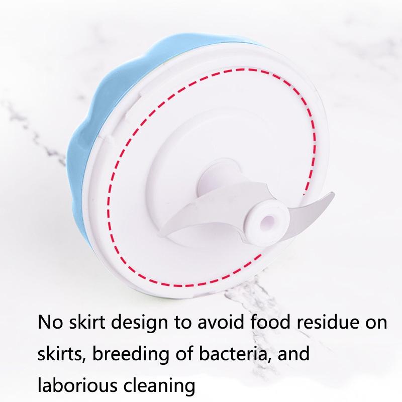 Manual Garlic Chopper Press Compact Garlic Masher Handheld Food Chopper For Easy Kitchen Prep 2