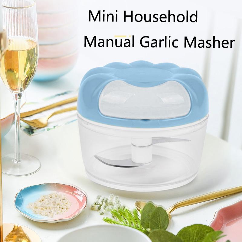 Manual Garlic Chopper Press Compact Garlic Masher Handheld Food Chopper For Easy Kitchen Prep 5