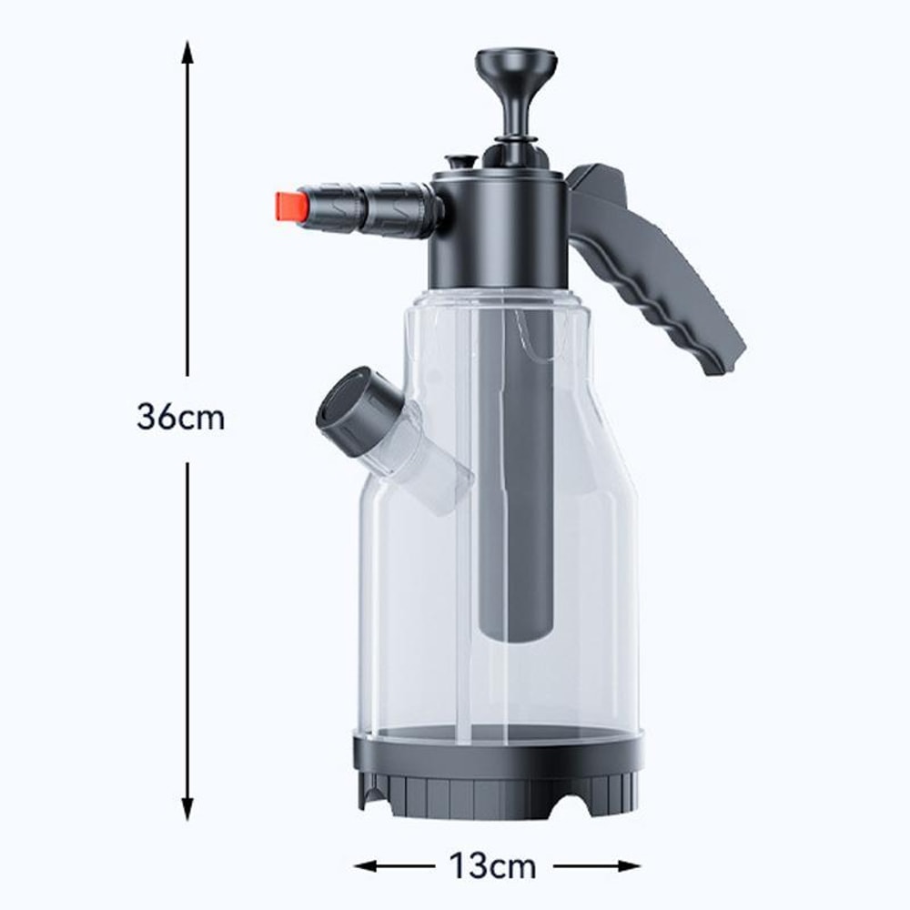 2L Foam Sprayer Bottle HighPressure Car Wash Foam Sprayer With Safety Valve Scale 2