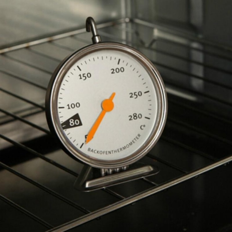Precision Stainless Steel Oven Thermometer for Accurate Cooking & BBQ Temperature Control