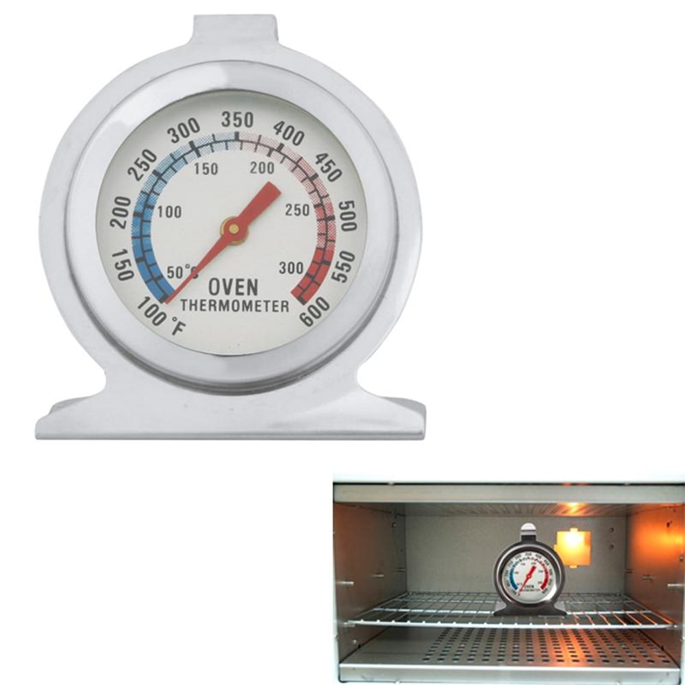 Precision Stainless Steel Oven Thermometer for Accurate Cooking & BBQ Temperature Control