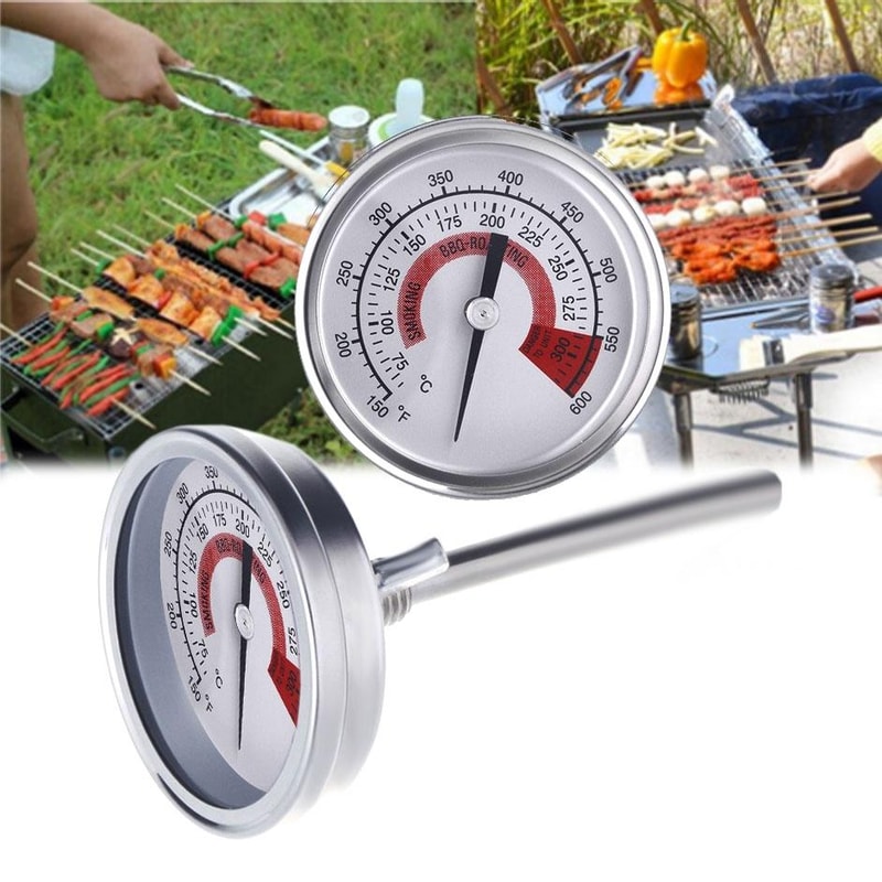 Precision Stainless Steel Oven Thermometer for Accurate Cooking & BBQ Temperature Control