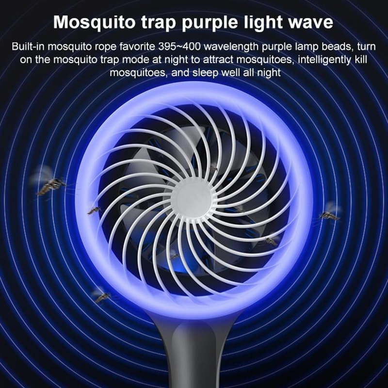 Portable Electric Mosquito Swatter Lamp USB Rechargeable Outdoor Mosquito Killer 3