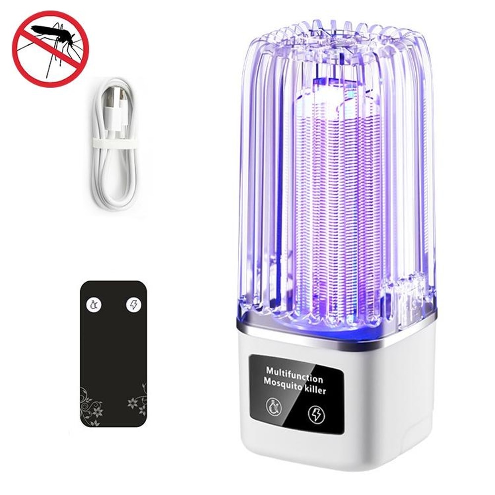 Portable Electric Mosquito Swatter Lamp USB Rechargeable Outdoor Mosquito Killer