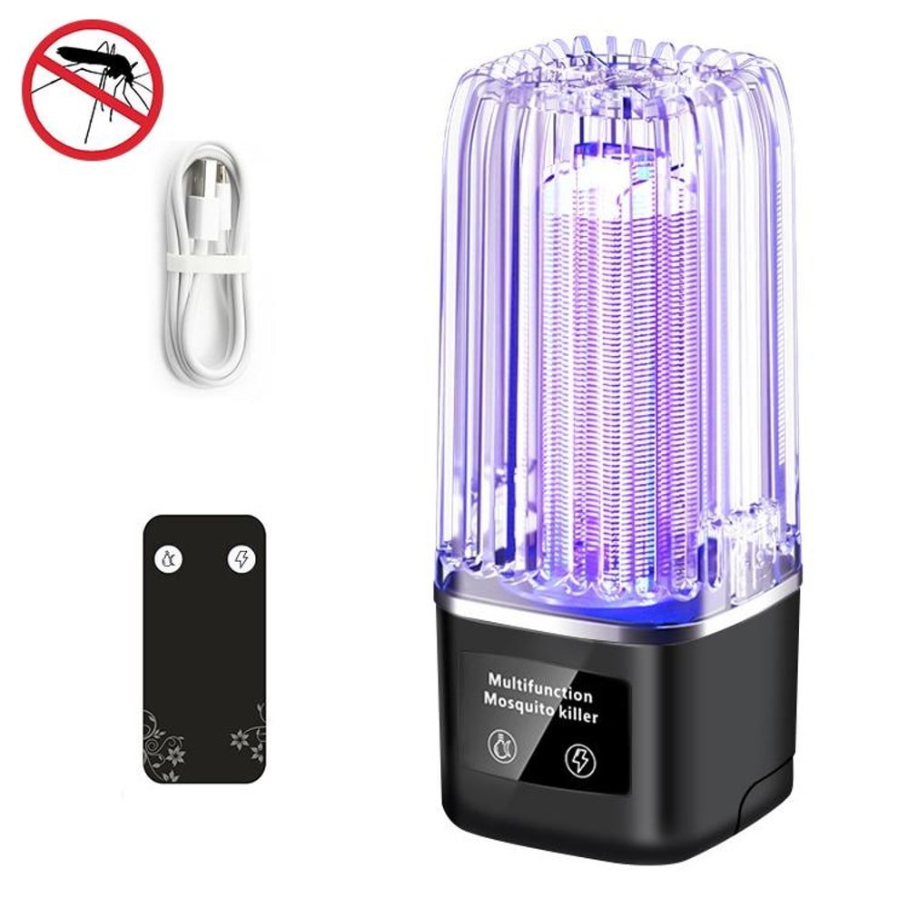 Portable Electric Mosquito Swatter Lamp USB Rechargeable Outdoor Mosquito Killer
