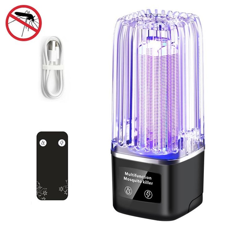 Portable Electric Mosquito Swatter Lamp USB Rechargeable Outdoor Mosquito Killer