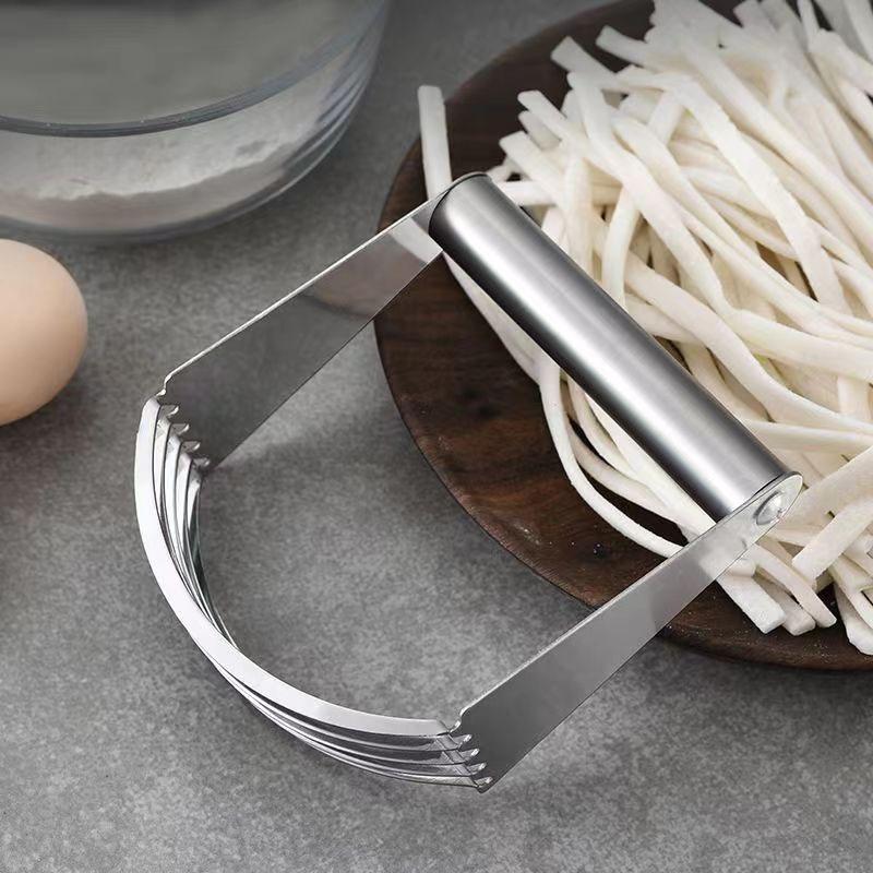 5Blade Stainless Steel Dough Cutter Pastry Blender For Baking 7