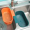 QuickDrain Kitchen Sink Sponge Holder Basket For Soap Brushes And Sink Storage 1