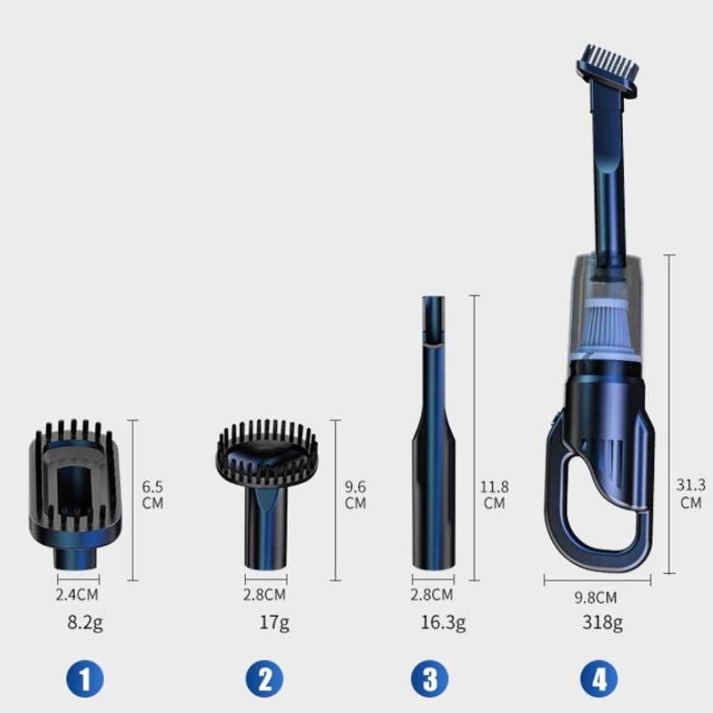 Cordless High Power Car Vacuum Cleaner Portable Mini Handheld Vacuum
