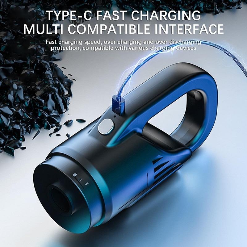 Cordless High Power Car Vacuum Cleaner Portable Mini Handheld Vacuum