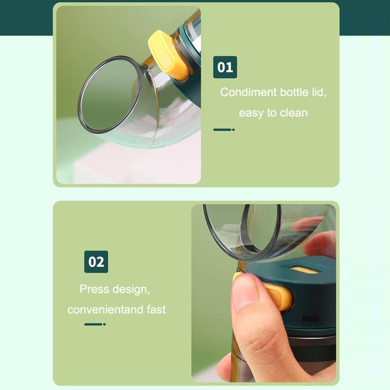 Blue Press Type Salt Control Dispenser Bottle For Kitchen Seasoning 1