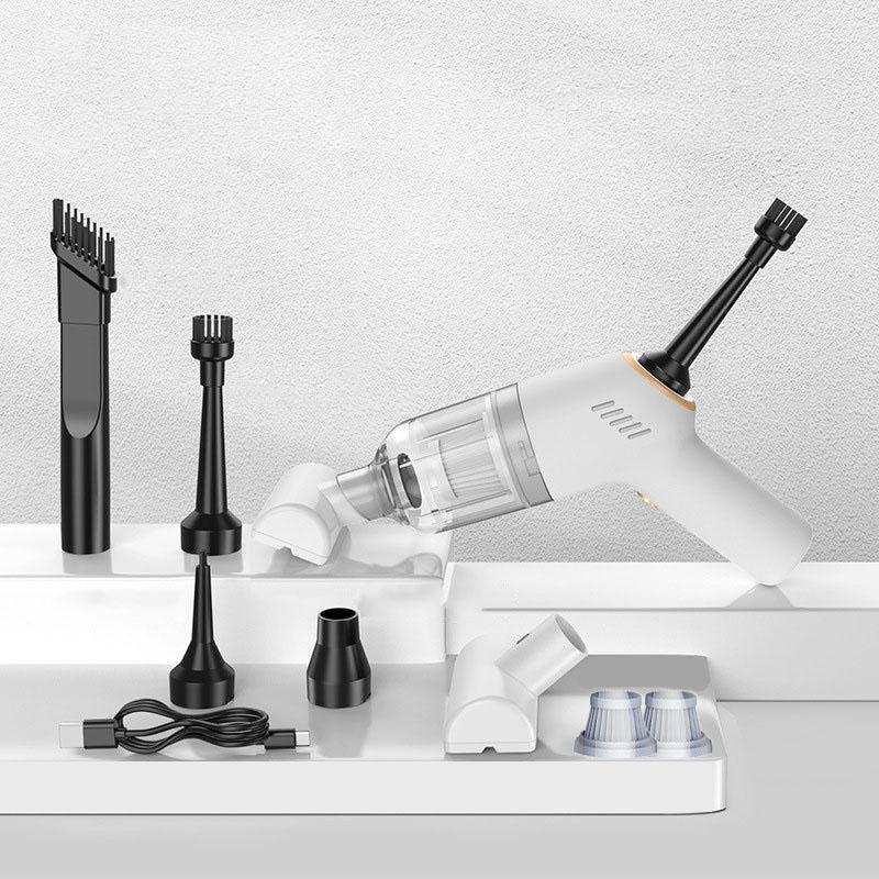 Wireless Charging Mini Car Vacuum Cleaner High Power Wet Dry Portable 4 in 1 Cleaner