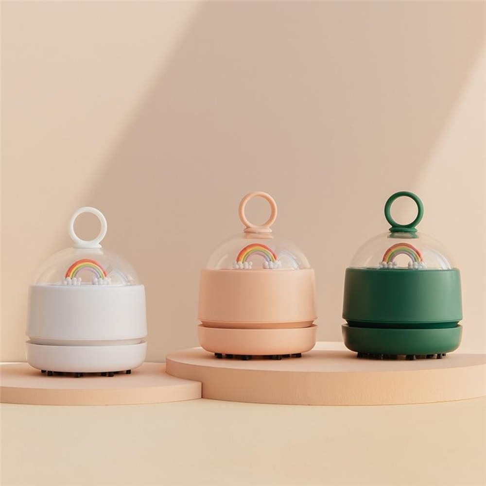 USB Wireless Mini Desk Vacuum Cleaner For Keyboard Laptop Workspace Cleaning 3