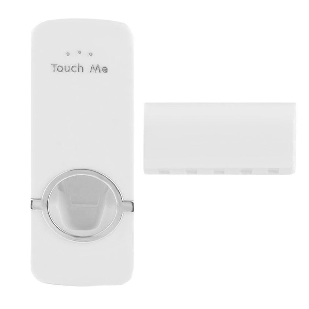 Hands Free Automatic Toothpaste Dispenser Wall Mount Toothbrush Holder 1