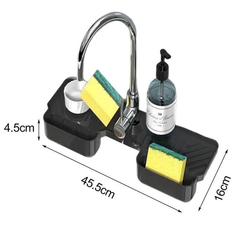 Silicone Faucet Mat Sink Splash Guard With Self Draining Design 3