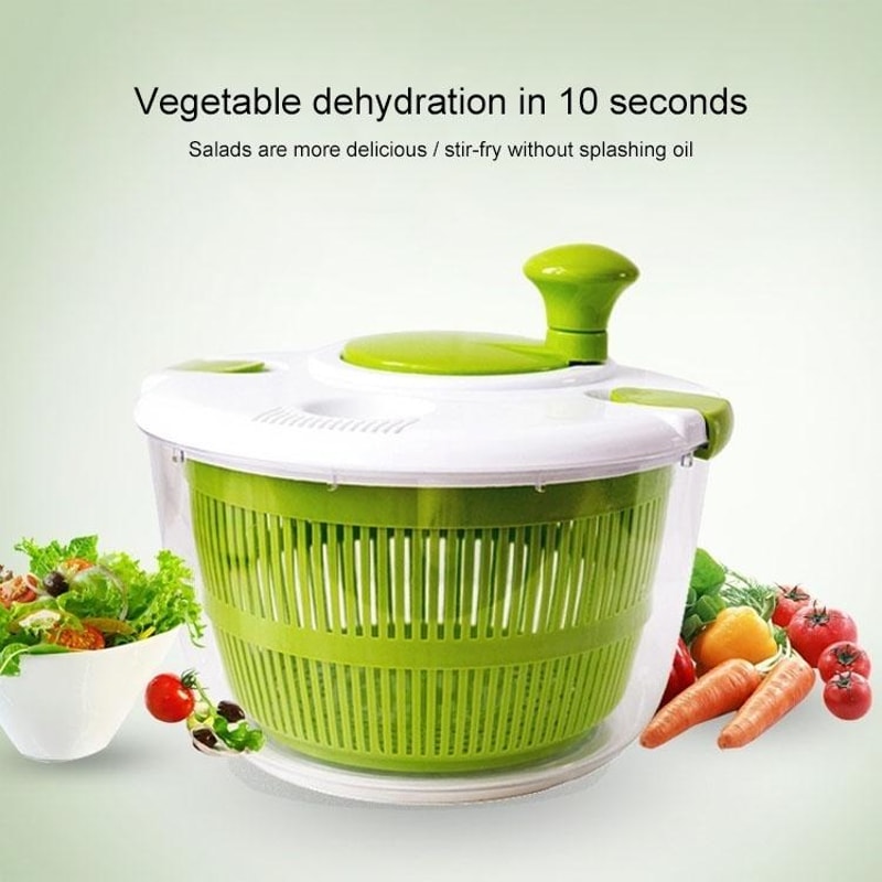 3in1 Vegetable Dehydrator Basket Large Capacity Kitchen Drain Basket With Grater Slicer 6