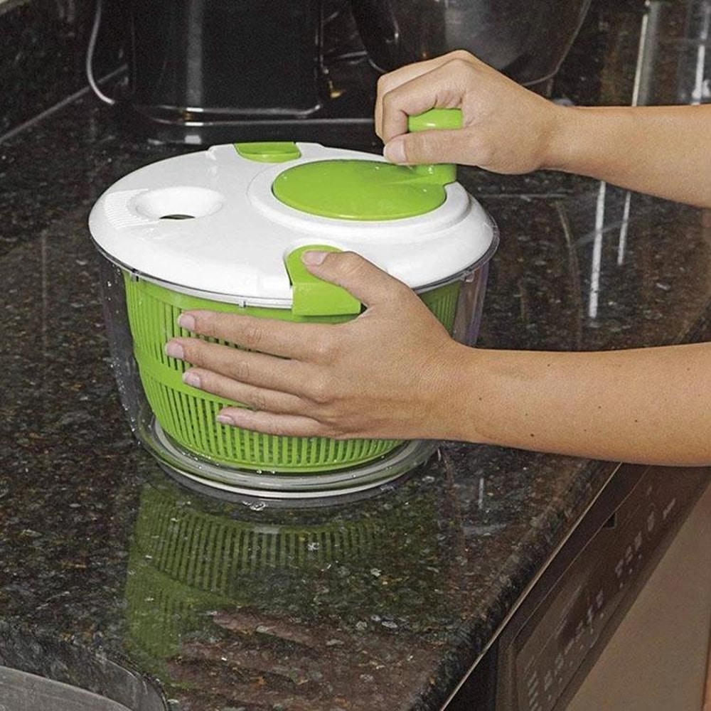 3in1 Vegetable Dehydrator Basket Large Capacity Kitchen Drain Basket With Grater Slicer 8