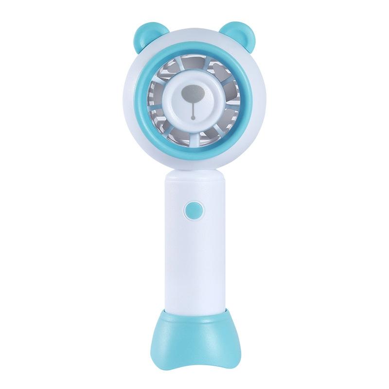 Mini USB Fan Portable Handheld Cute Cartoon Desk Fan With Rechargeable Battery 6