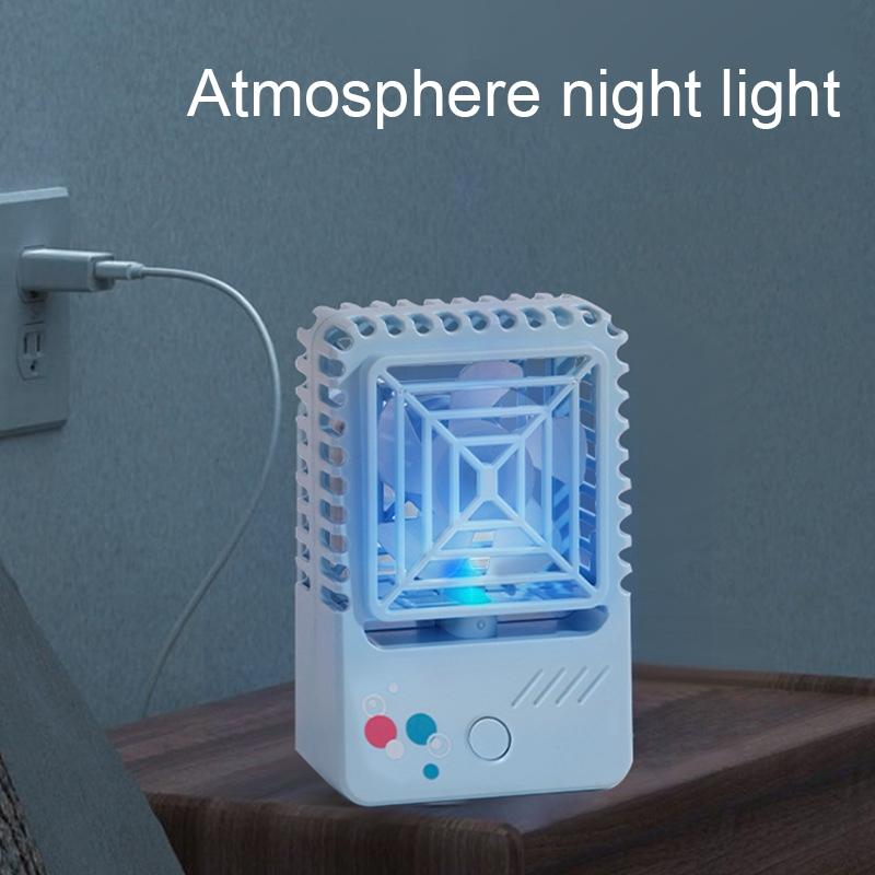 Portable USB Desk Fan Quiet Handheld Mini Fan For Dorm Office Travel Cooling 2