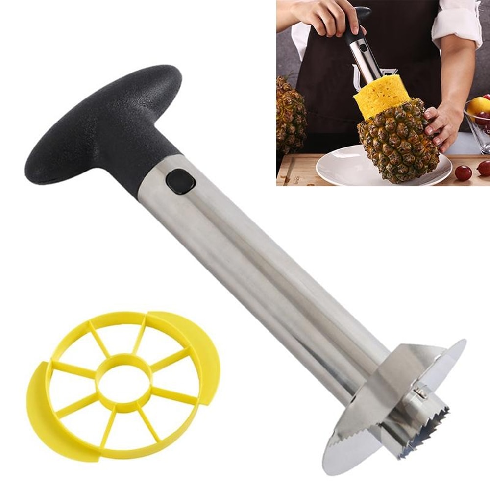 Stainless Steel Pineapple Corer Slicer Easy Fruit Cutter Tool 0