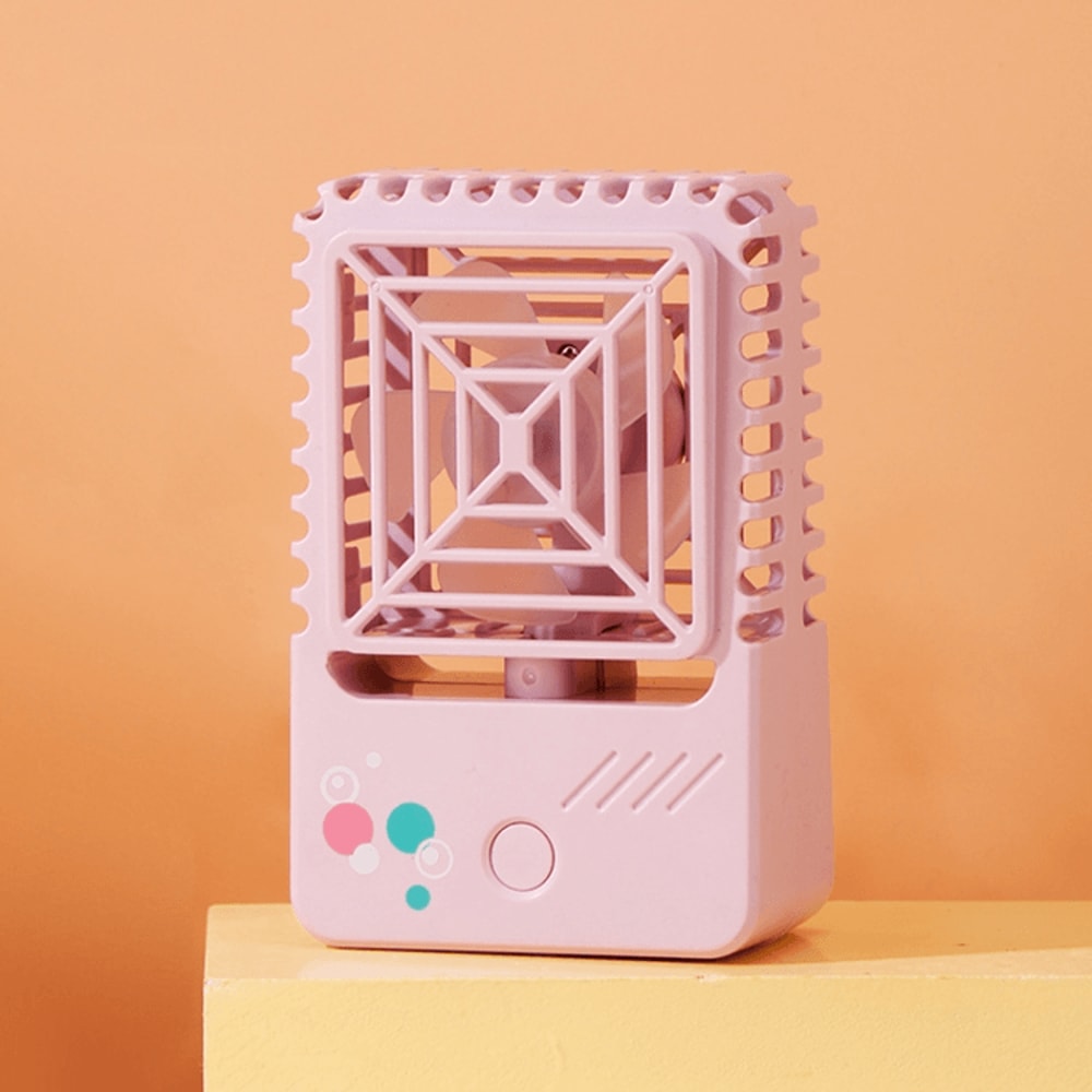 Portable USB Desk Fan Quiet Handheld Mini Fan For Dorm Office Travel Cooling 7
