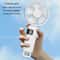 Portable Neck Fan With Digital Display USB Rechargeable Foldable Mini Handheld Fan 1