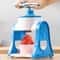 Manual Ice Crusher Shaved Ice Maker With Hand Crank Portable Smoothie Snow Cone Machine 0