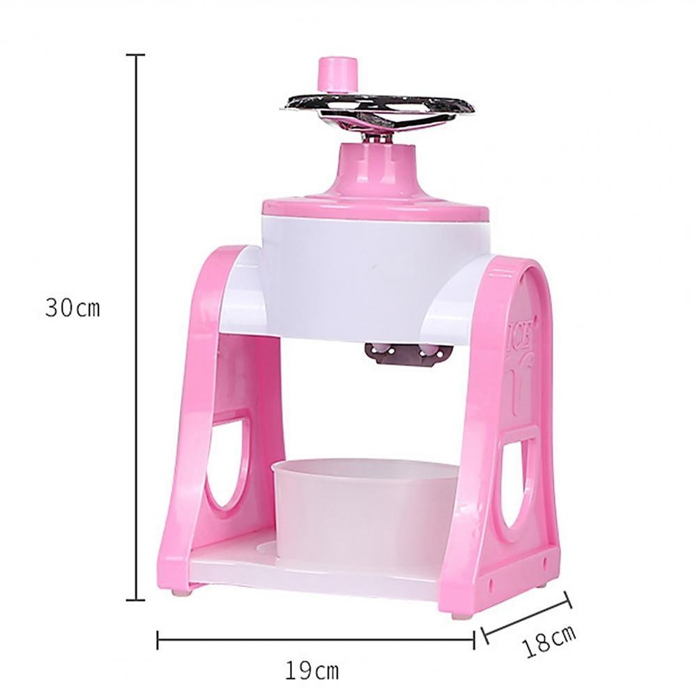 Manual Ice Crusher Shaved Ice Maker With Hand Crank Portable Smoothie Snow Cone Machine 1