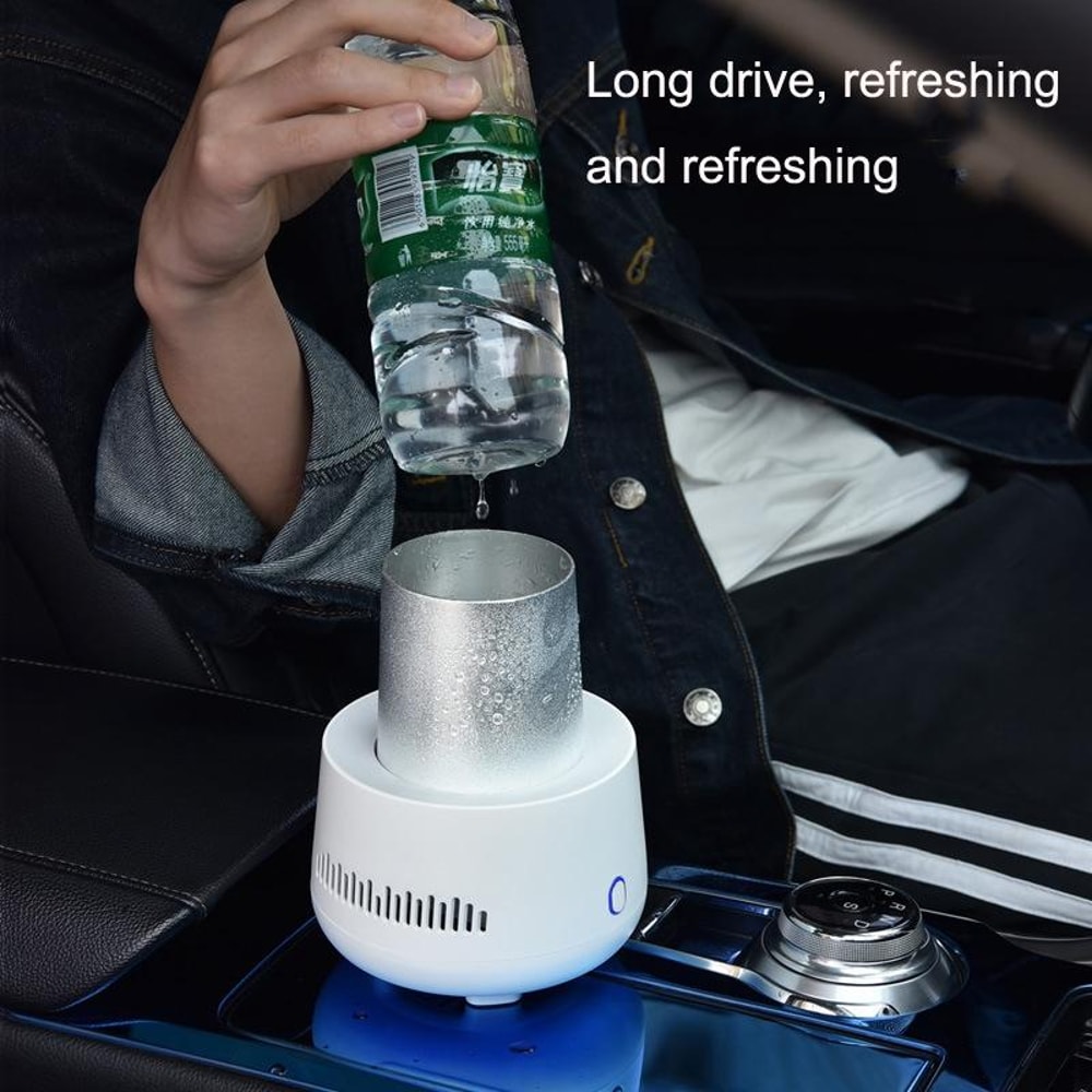 Portable Car Mini Fridge Cup USB Beverage Cooler Fast Cooling Mini Refrigerator 2
