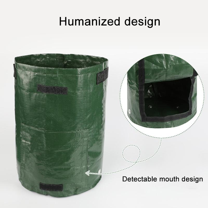 Heavy Duty Potato Grow Bags With Harvest Window Reusable Garden Planting Bags For Vegetables 6