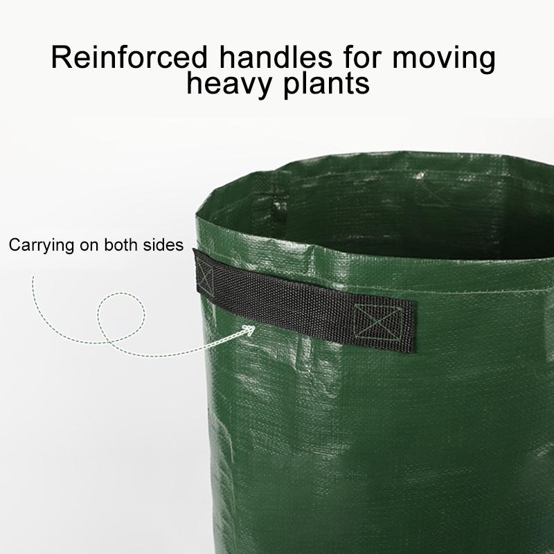 Heavy Duty Potato Grow Bags With Harvest Window Reusable Garden Planting Bags For Vegetables 9