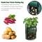 Heavy Duty Potato Grow Bags With Harvest Window Reusable Garden Planting Bags For Vegetables 15