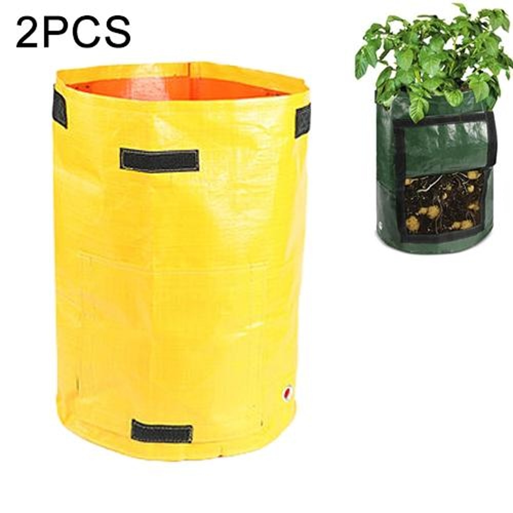 Heavy Duty potato grow bags with Harvest Window Reusable garden planting bags for Vegetables