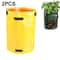 Heavy Duty potato grow bags with Harvest Window Reusable garden planting bags for Vegetables