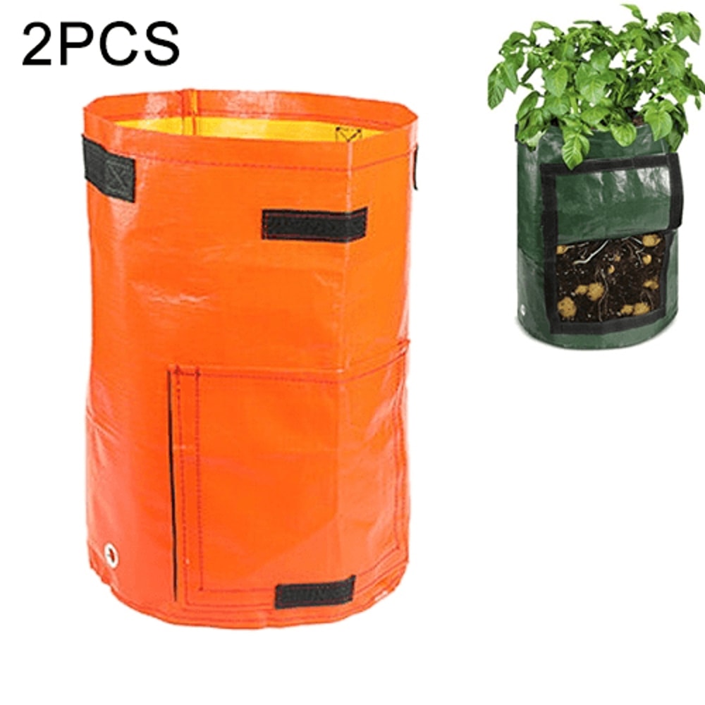 Heavy Duty Potato Grow Bags With Harvest Window Reusable Garden Planting Bags For Vegetables 8