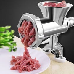 heavy duty manual meat grinder & sausage maker machine for home kitchen use