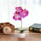 Artificial Orchid Plant In Ceramic Pot Decorative Potted Flowers For Home Office Decor 1