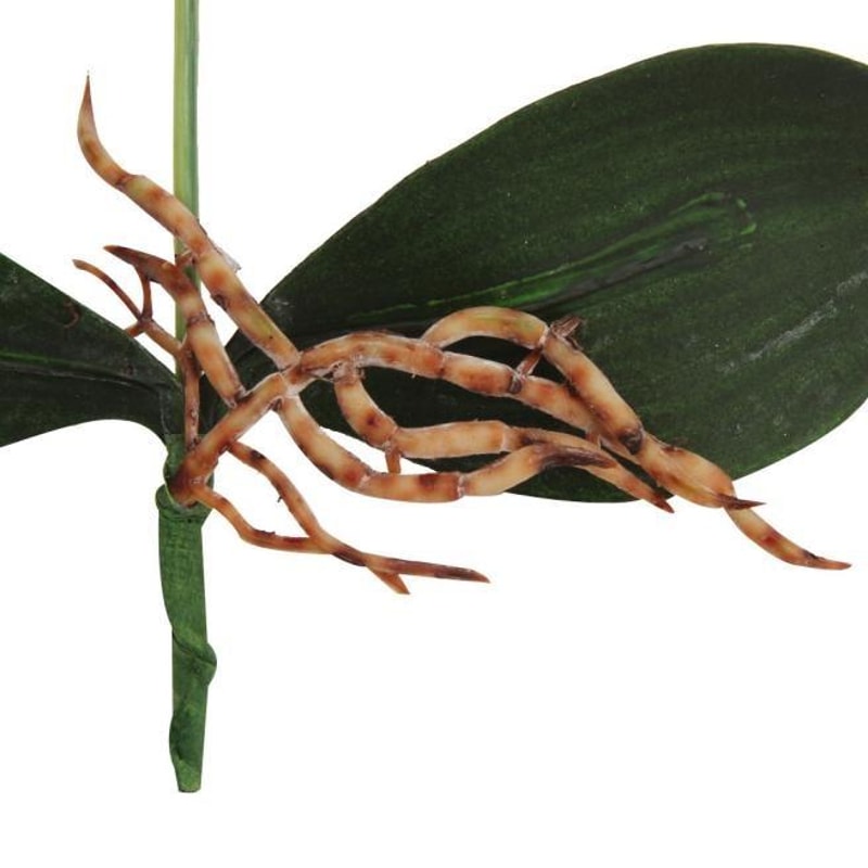 Artificial Orchid Plant In Ceramic Pot Decorative Potted Flowers For Home Office Decor 5