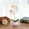 Artificial Orchid Plant In Ceramic Pot Decorative Potted Flowers For Home Office Decor 3