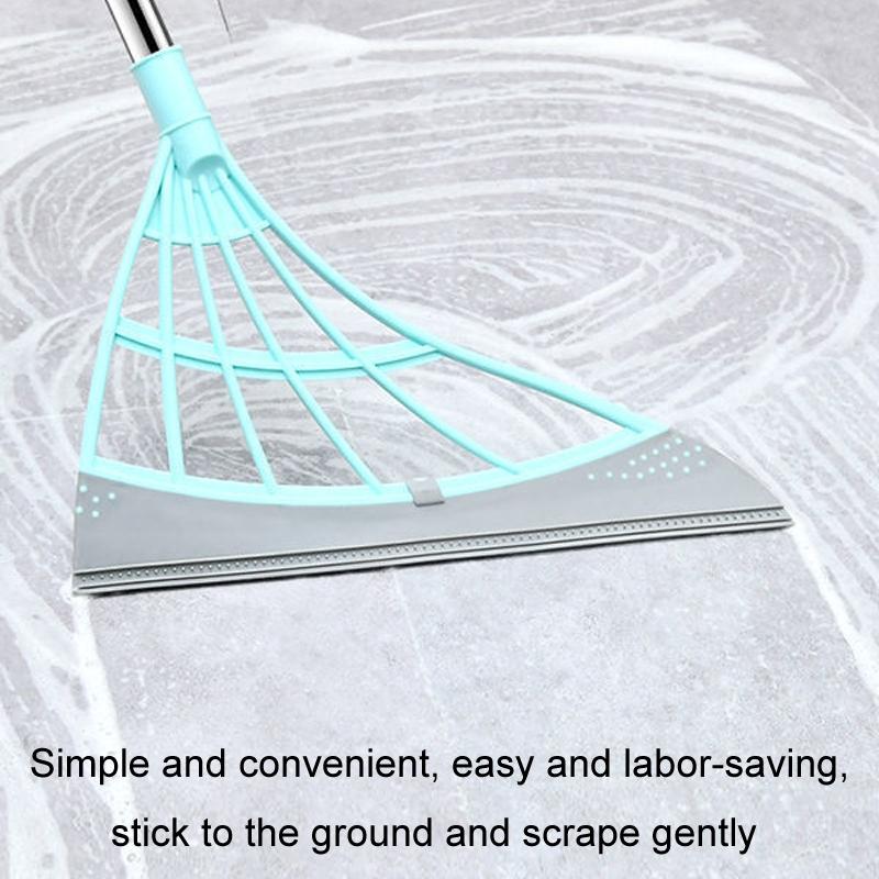 Magic Silicone Floor Squeegee Broom For Hair Removal Bathroom Multi Surface Cleaning 1