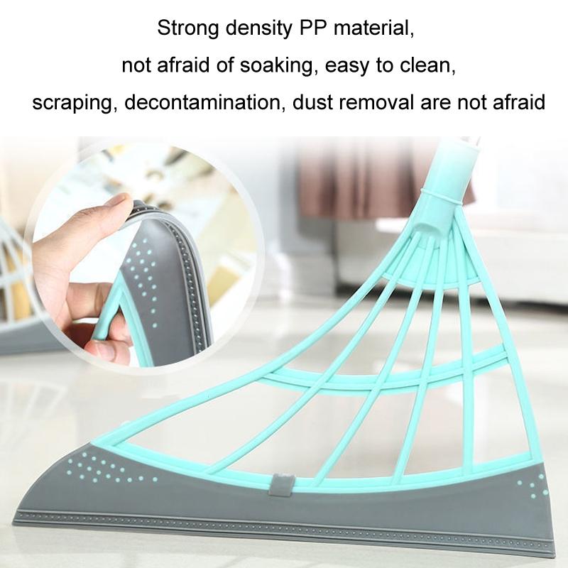 Magic Silicone Floor Squeegee Broom For Hair Removal Bathroom Multi Surface Cleaning 2