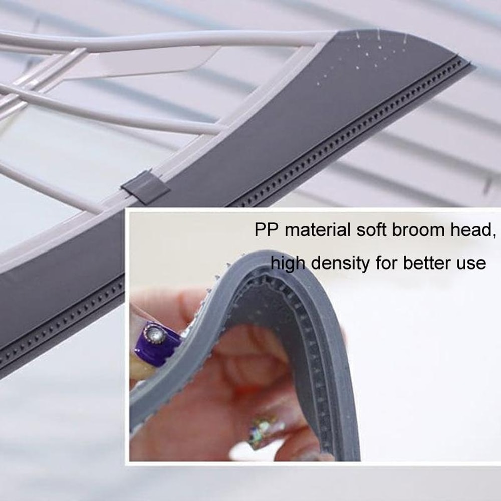 Magic Silicone Floor Squeegee Broom For Hair Removal Bathroom Multi Surface Cleaning 5