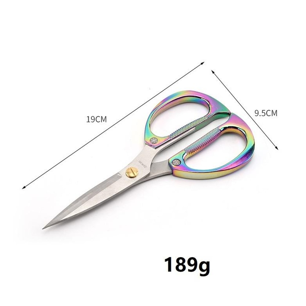 Heavy Duty Stainless Steel Scissors Multifunctional Diamond Blade Kitchen Household Cutter 1