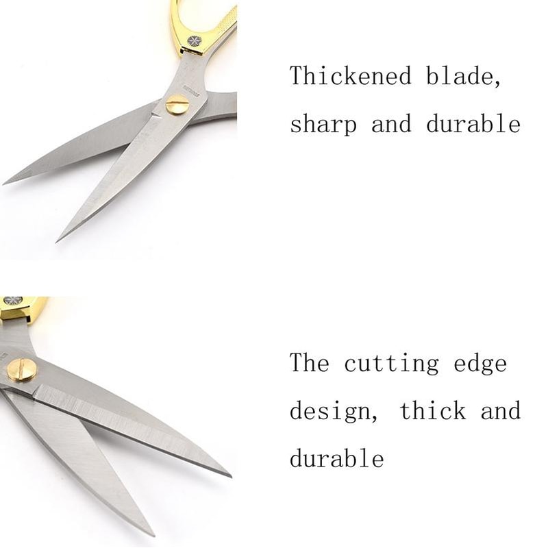 Heavy Duty Stainless Steel Scissors Multifunctional Diamond Blade Kitchen Household Cutter 3