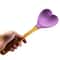 Heart Shaped Silicone Spatula Spoon Heat Resistant Nonstick Baking Tool 3