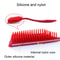 Ergonomic Silicone Dish Scrubber Pot Brush For NonScratch Kitchen Cleaning 2