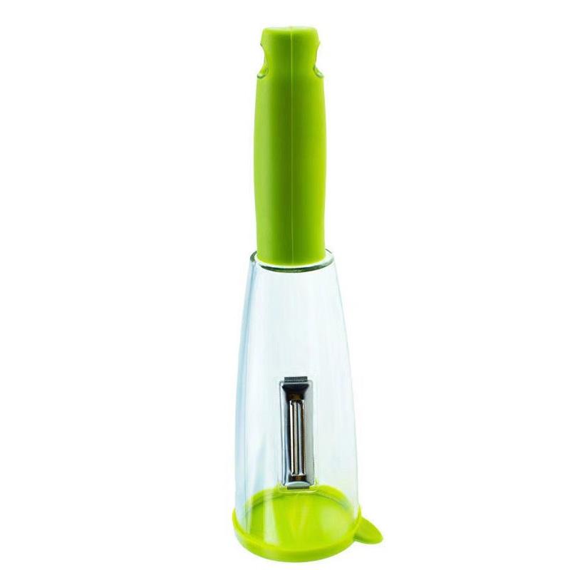Multifunctional Fruit & Vegetable Peeler with Storage Box, Safe Kitchen Peeler & Grater Tool