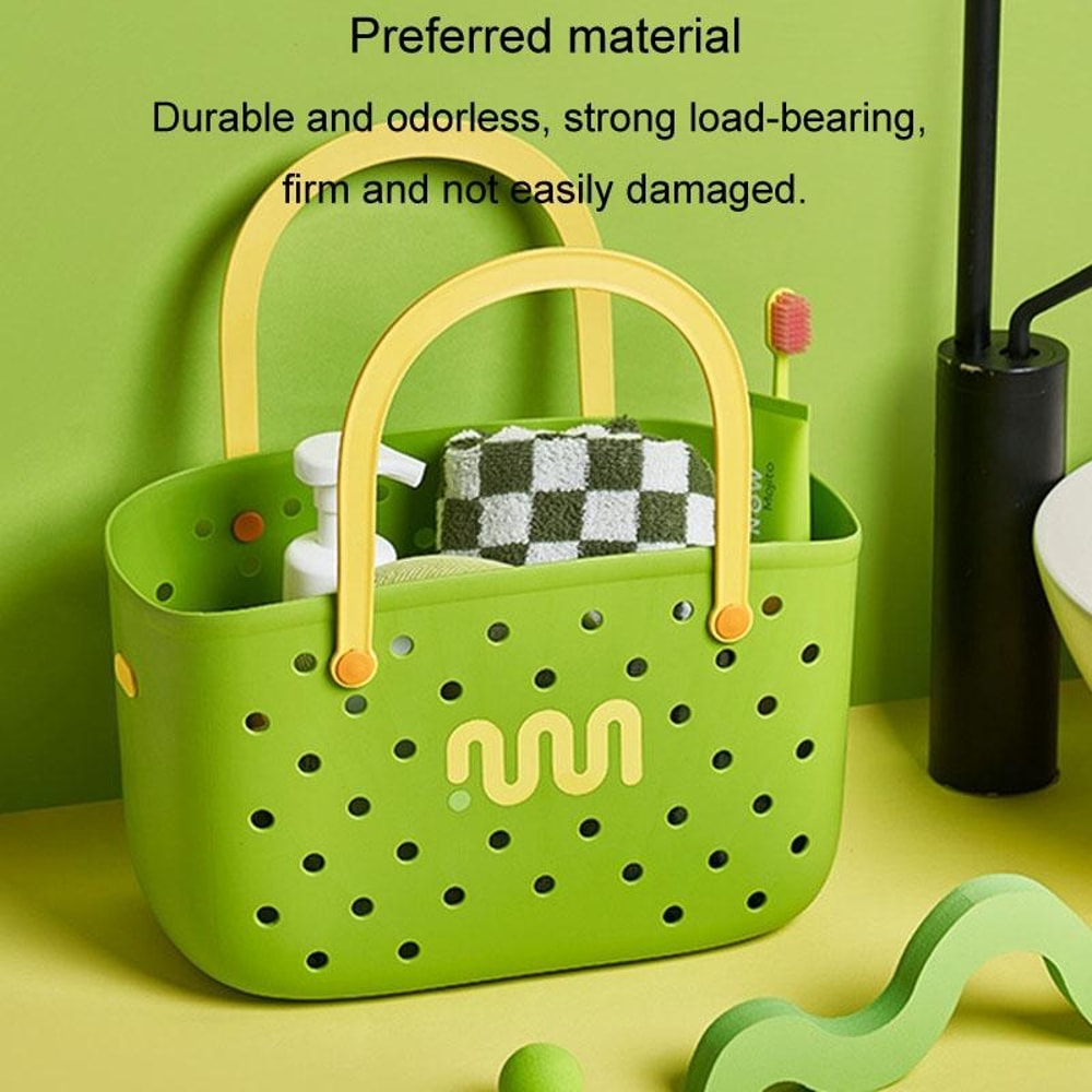 Portable Drainable Storage Basket Stackable Bathroom Kitchen Organizer 8