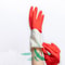 TwoTone Cleaning Gloves Durable Latex Dishwashing Gloves For Kitchen And Household Tasks 3