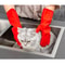 TwoTone Cleaning Gloves Durable Latex Dishwashing Gloves For Kitchen And Household Tasks 7
